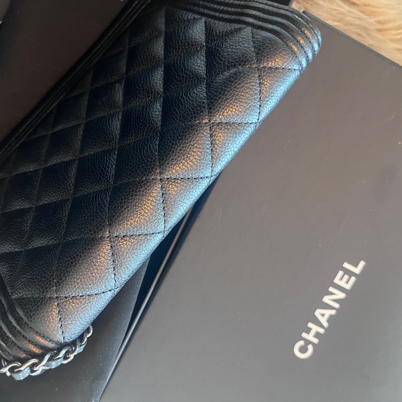 Chanel Boy WOC, black with ruthenium hardware
Authentic, in Like-New Condition - Picture 14 of 14